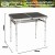 Bo-Camp Camping Table Aluminium Adjustable Height 90x60cm