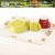 Flamefield 13'' Melamine Duo Serving Tray and Drainer Rack