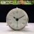 Caravan Clock Round 75mm White Face Insertion Type