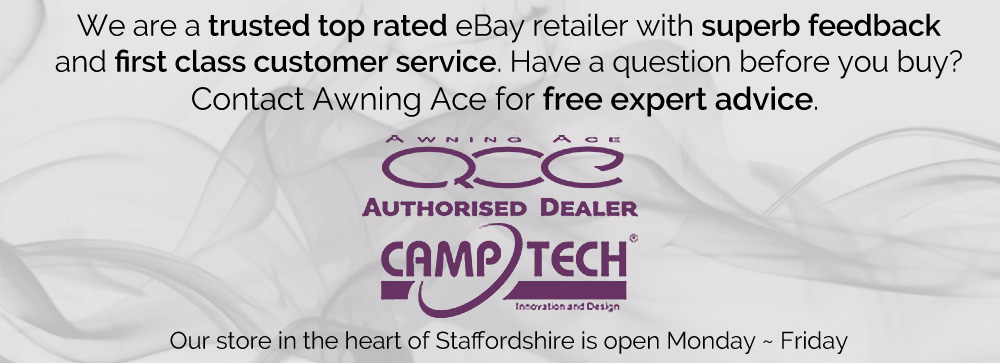 awningace, camptech awnings, camptech spare poles, camptech parts