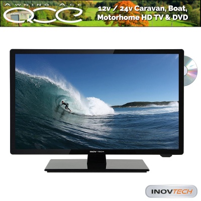 12v/24v Motorhome Ultra Compact 18.5'' HD LED TV & DVD