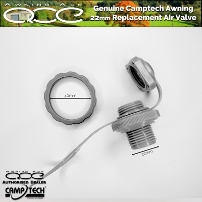 Camptech Air Awning Non-Return Valve (22mm)