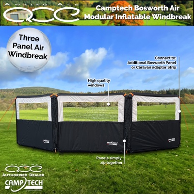 Camptech Bosworth 3 Panel Inflatable Windbreak