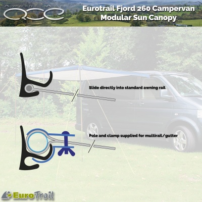 EuroTrail Fjord 260 Campervan Modular Sun Canopy