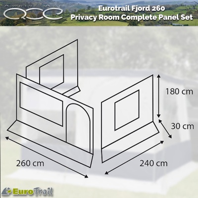 EuroTrail Fjord 260 Privacy Room Panels