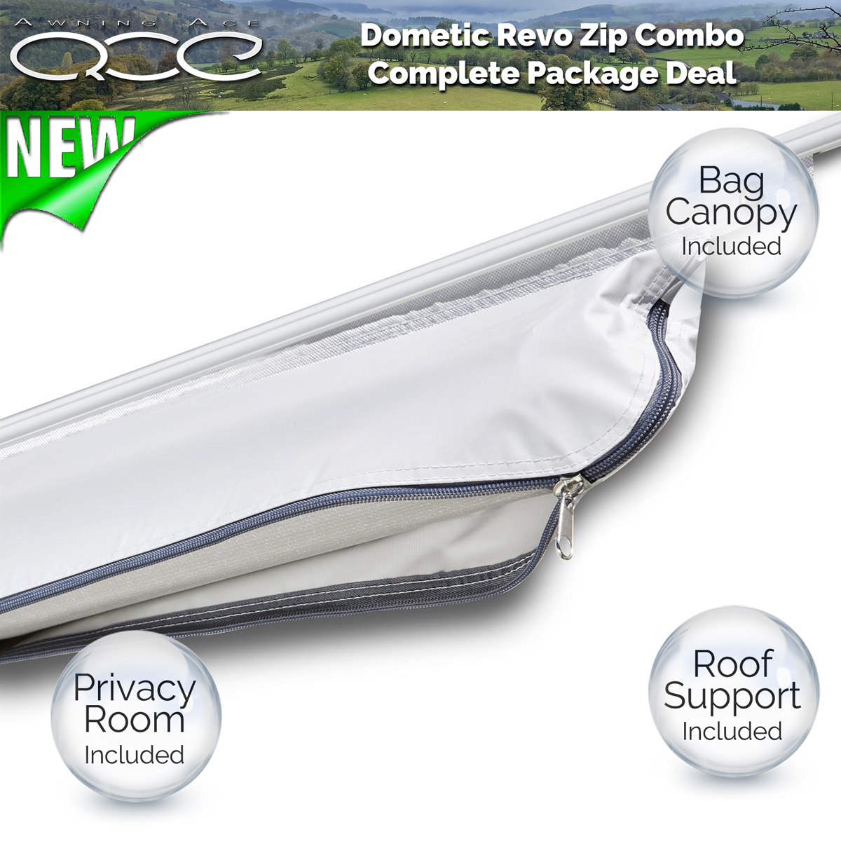 Dometic Revo Zip Bag Awning Bundle