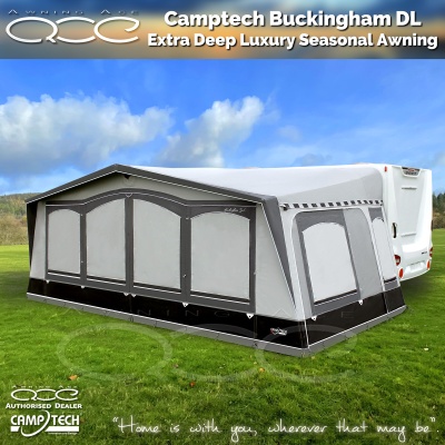 Camptech Buckingham DL 3m Luxury Seasonal Caravan Awning