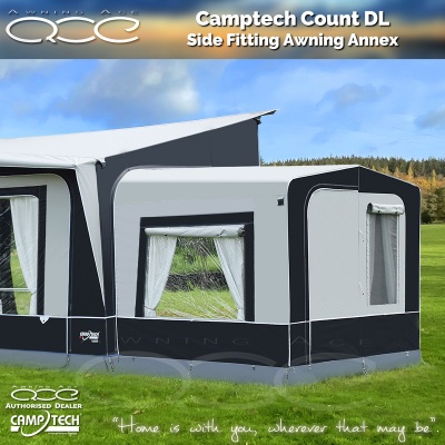 Camptech Count DL Side Annexe with Blinds