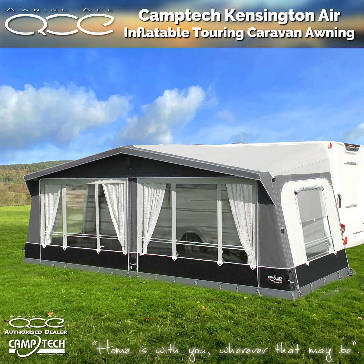 Size 10 Inflatable Awning Camptech Kensington Air Full Caravan Size 10 Inflatable Awning Camptech Kensington Air Full Caravan