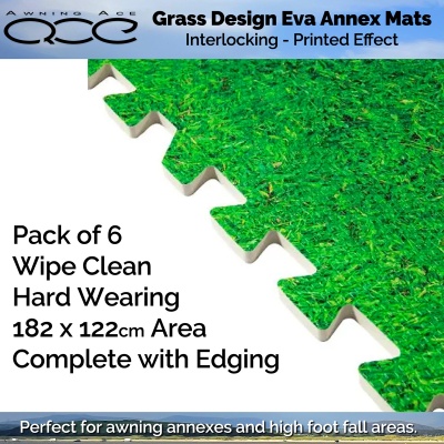 EVA Interlocking Awning Annex Cushioned  Flooring