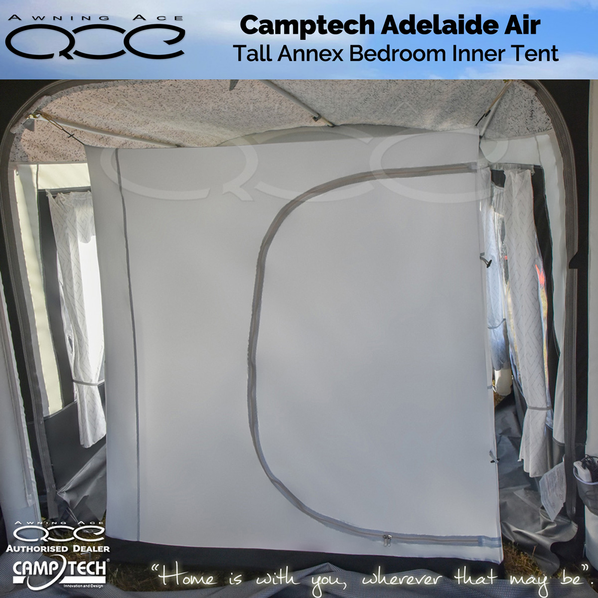 Camptech Adelaide Tall Annex Bedroom Inner Tent