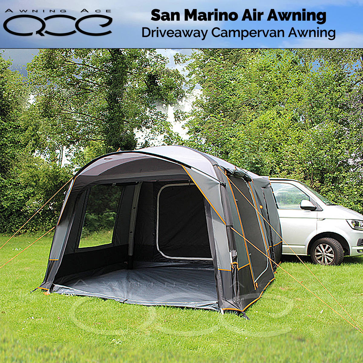 Air Inflatable Driveaway Awning for Campervan - awningace.com