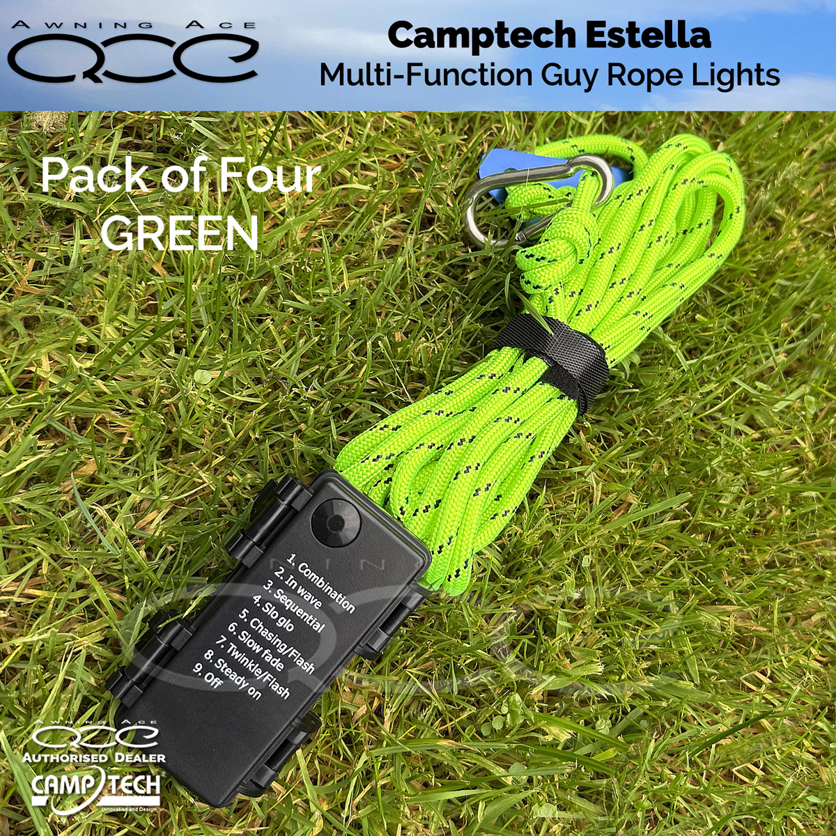 Luz de cuerda multiusos Camptech Estella Guy - Imagen 6 de 7