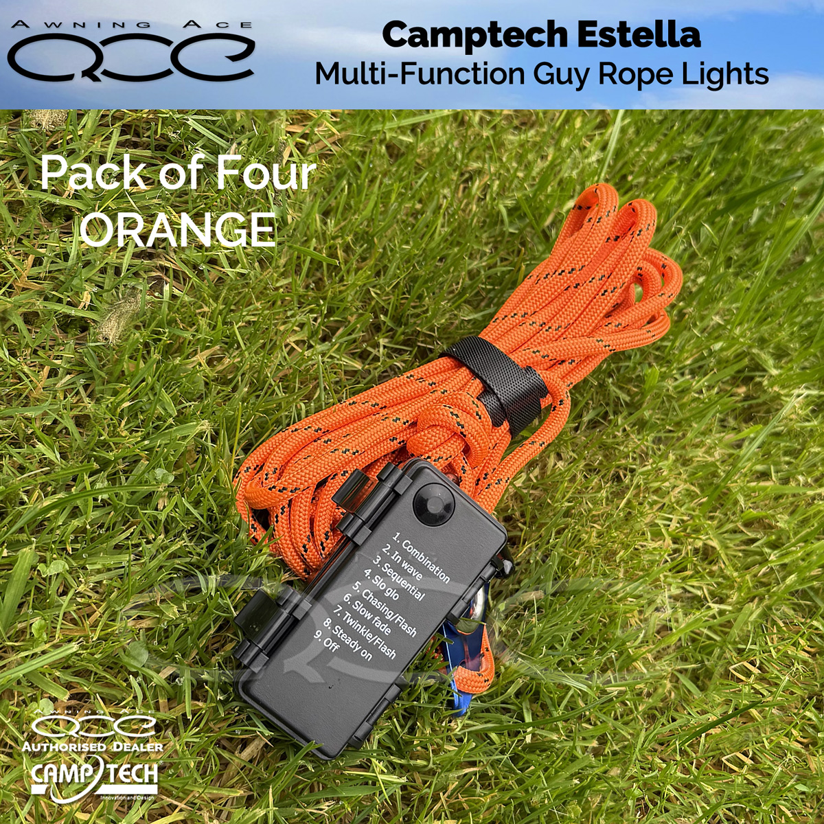 Luz de cuerda multiusos Camptech Estella Guy - Imagen 5 de 7