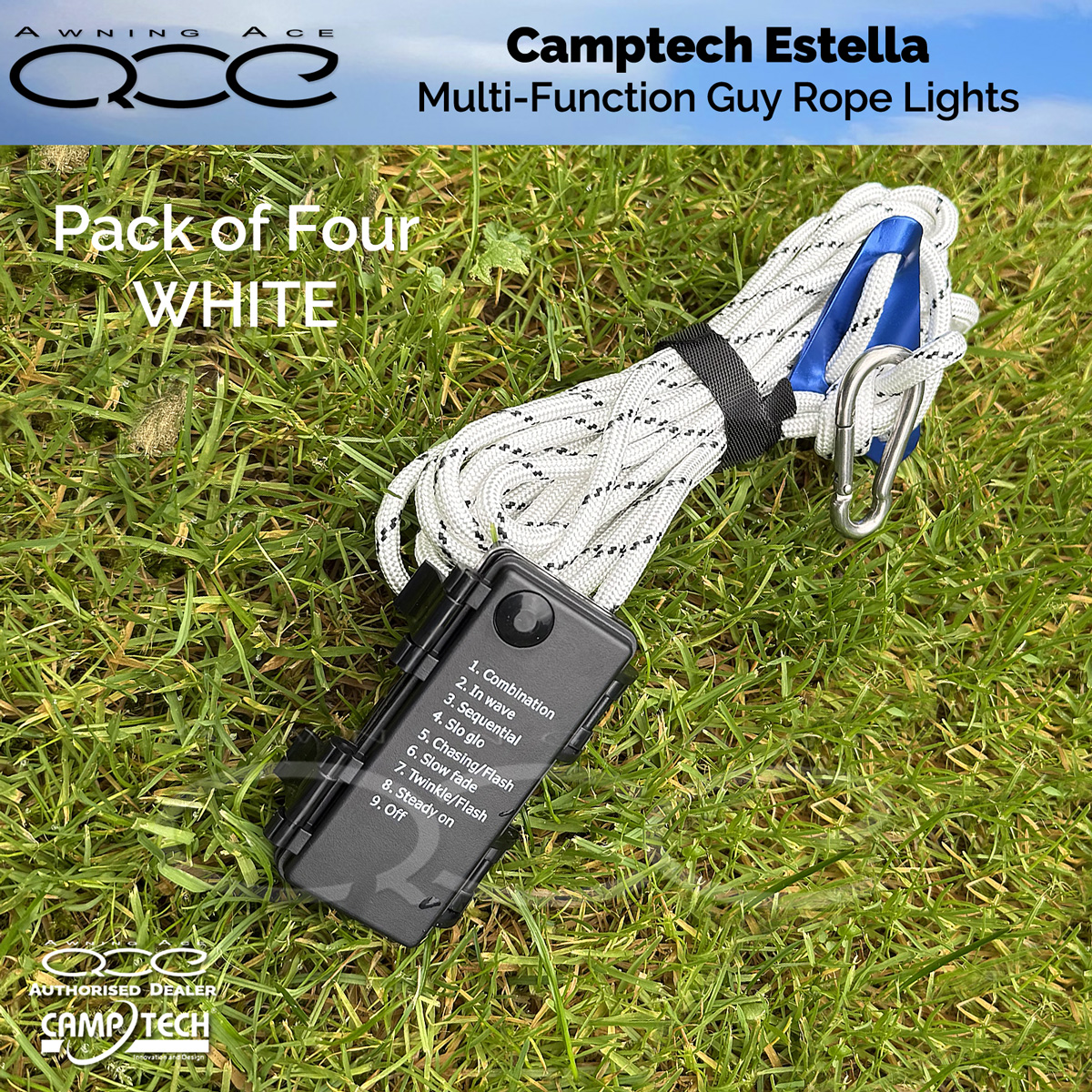 Luz de cuerda multiusos Camptech Estella Guy - Imagen 7 de 7