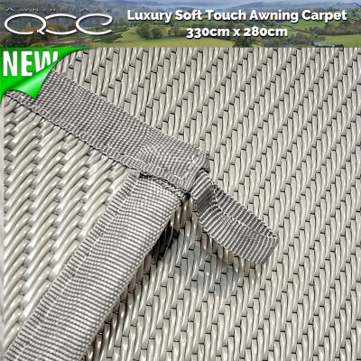 Luxury Awning Carpet 330cm x 280cm Grey