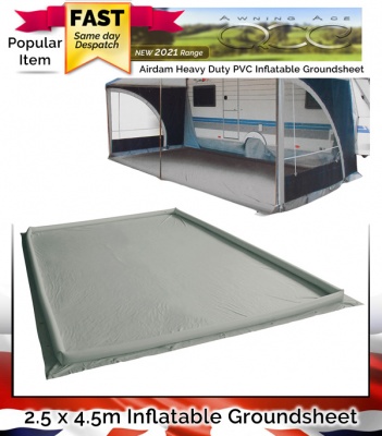 Heavy Duty Airdam Air Inflatable Awning Tent PVC Groundsheet 250 x 450cm