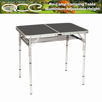 Bo-Camp Camping Table Aluminium Adjustable Height 90x60cm