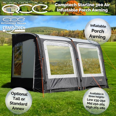 Camptech Starline 300 Air Inflatable Porch Awning