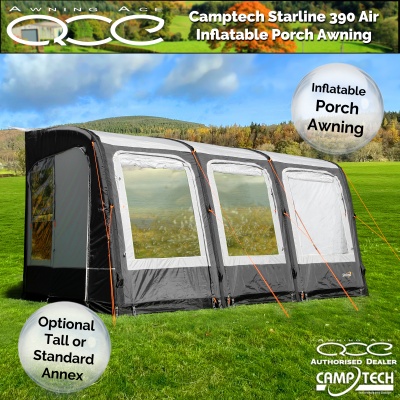 Camptech Starline 390 Air Inflatable Awning Grey