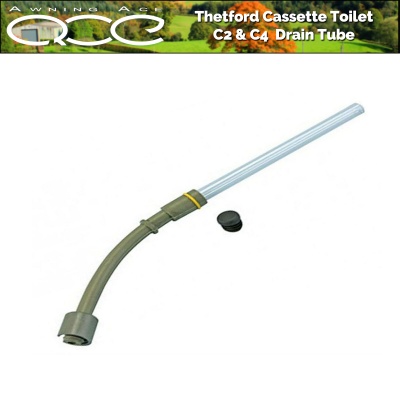 Thetford Cassette Toilet C2 & C4 Drain Tube (Left or Right)