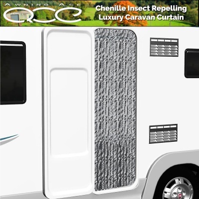 Luxury Chenille Privacy Caravan Door Curtain