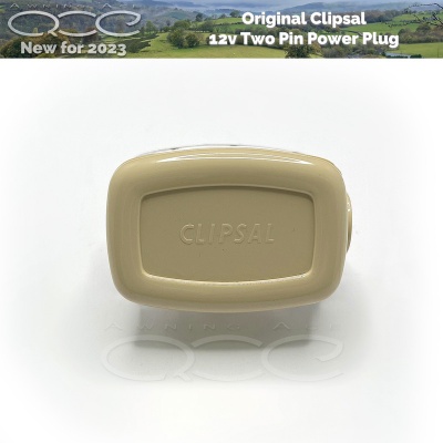 Clipsal 2 Pin (Flat) 12v 15amp Plug