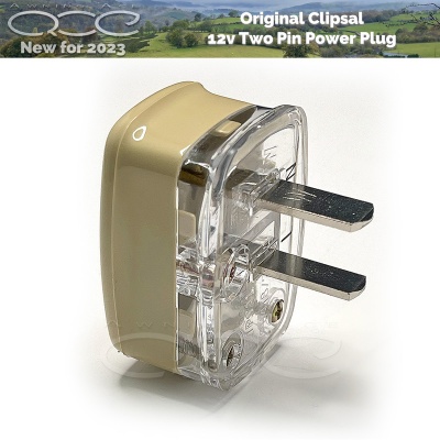Clipsal 2 Pin (Flat) 12v 15amp Plug