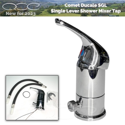 Comet Ducale Shower Mixer Tap Chrome c/w Microswitch