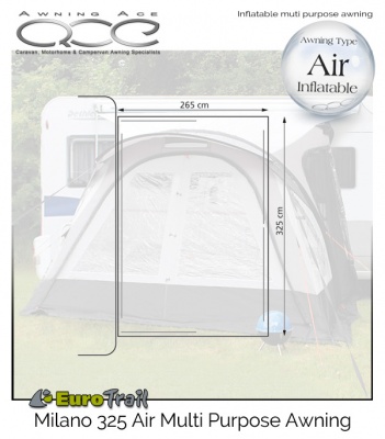 EuroTrail Milano 325 Air RV Multi Awning