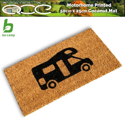 Motorhome Coconut Door Mat - Motor Home Logo - Heavy Duty