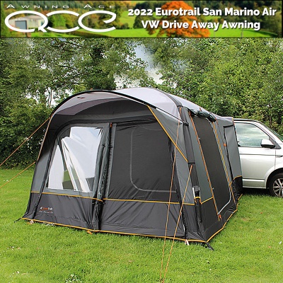 EuroTrail San Marino Air Driveaway Awning VW T4, T5 & Van Conversions 180-210cm