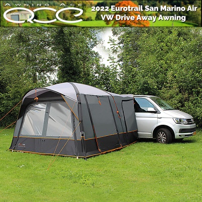 EuroTrail San Marino Air Driveaway Awning VW T4, T5 & Van Conversions 180-210cm