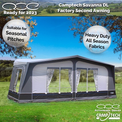 Size 10 Camptech Savanna DL Seasonal Awning 875-900cm