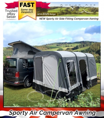 Sporty Air Heavy Duty All Season Inflatable VW Campervan Side Awning
