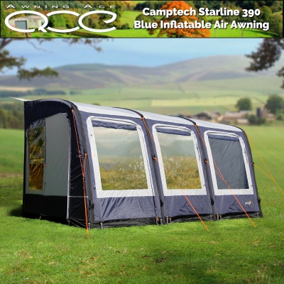 Camptech Starline 390 Air Inflatable Blue Porch Awning