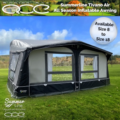 Airbeam cheap awning caravan