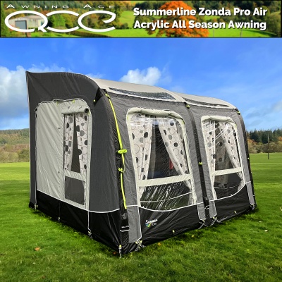 Summerline Zonda Pro Air 330 Acrylic All Season Caravan Awning
