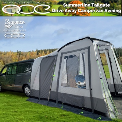 Summerline Tailgate Campervan Rear Fitting Drive Away Awning