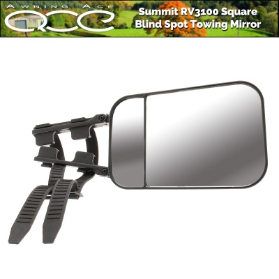 Summit RV3100 Square Blind Spot Towing Mirrors