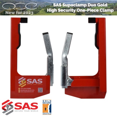 SAS Supaclamp Duo Wheelclamp Sold Secure Gold