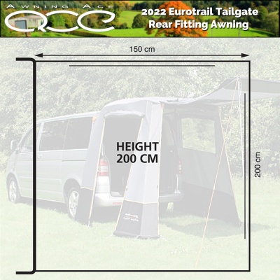 EuroTrail Offroad Tailgate Awning Utility Tent