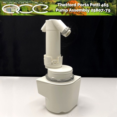Thetford Porta Potti 465 Pump Assembly PP465 White 25807-79