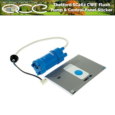 Thetford SC262 CWE Replacement  Flush Pump & Control Panel Sticker