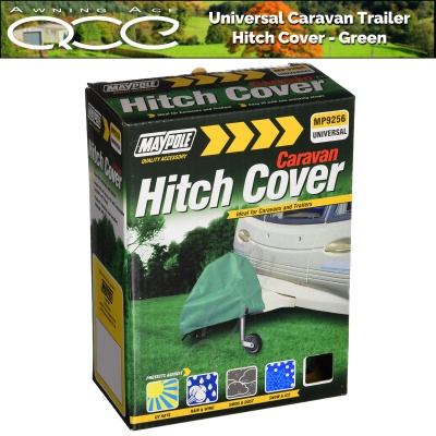 Maypole Universal Caravan Trailer Hitch Cover Green