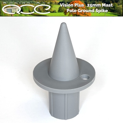 Vision Plus Aerial Mast Ground Spike 25mm Poles