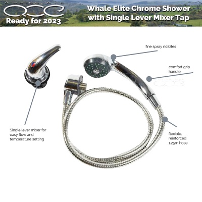 Whale Chrome Shower with Single Lever Mixer Tap