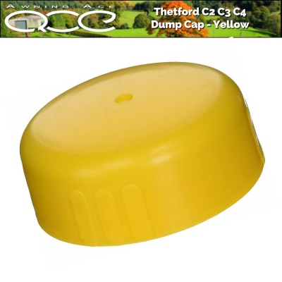 Thetford SC234 Cassette Toilet C2 C3 C4 Dump Cap Yellow