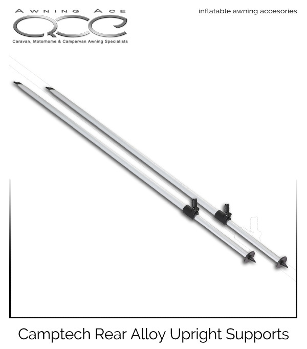 Camptech Rear Upright Alloy Support Poles (Inflatable Awnings