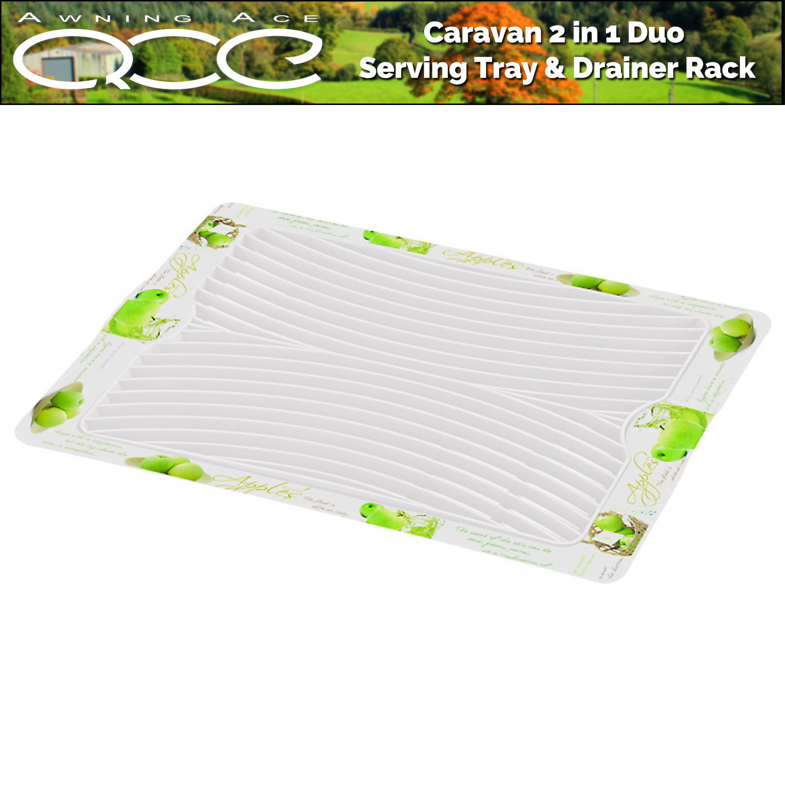 Bandeja de servir y estante drenaje Caravan Melamine Duo - Imagen 5 de 5